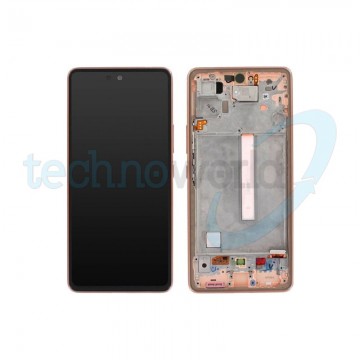Display Ori. Samsung A33 5G A336 Gold con Frame