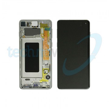 Display Ori. Samsung S10 G973 Nero con Frame