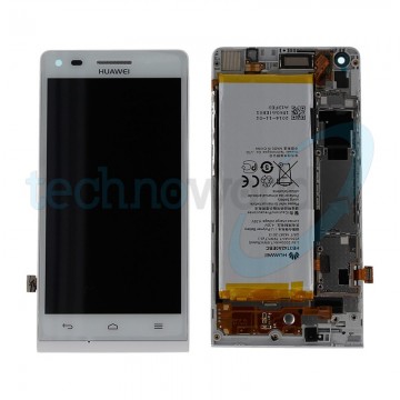 Display Ori. Huawei Ascend G6 Bianco con Frame