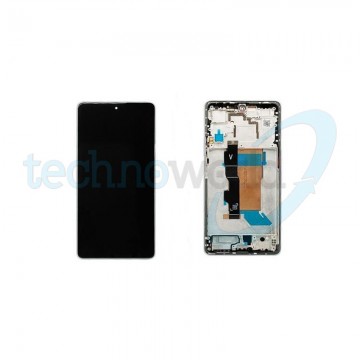 Display Ori. Xiaomi Poco F5 Bianco con Frame