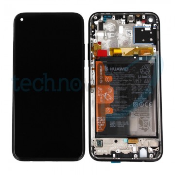 Display Ori. Huawei P40 Lite Nero con Frame