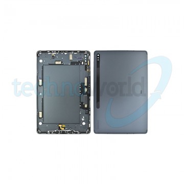 Scocca Posteriore Samsung Tab S7 Plus 12.4" WIFI Nero Completa (Disassembled)