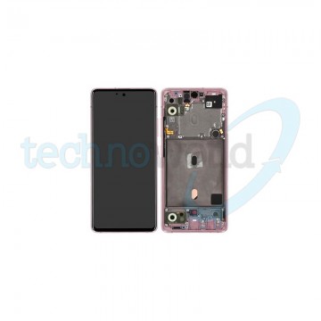 Display Ori. Samsung A51 5G A516 Rosa con Frame