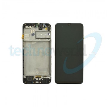 Display Ori. Samsung M31 M315 Nero con Frame