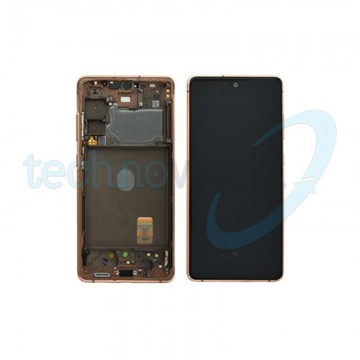 Display Ori. Samsung S20 FE G780 Cloud Orange con Frame