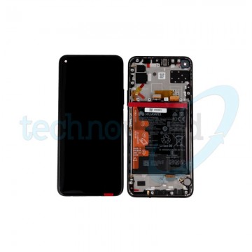 Display Ori. Huawei P40 Lite 5G Nero con Frame