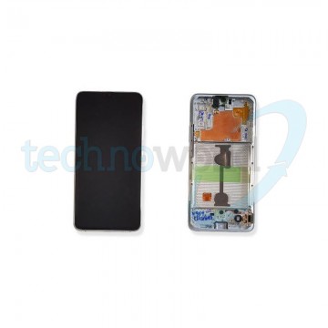 Display Ori. Samsung A90 A908 Bianco con Frame