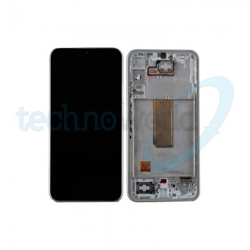 Display Ori. Samsung A34 5G A346 Silver con Frame