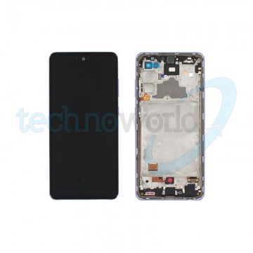 Display Ori. Samsung A72 A725 Viola con Frame