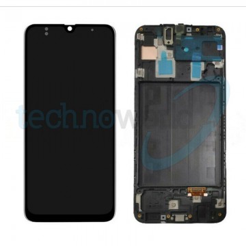 Display Ori. Samsung A30 A305 Nero con Frame