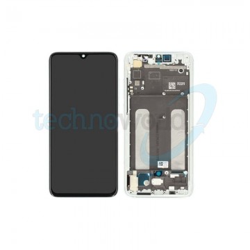 Display Ori. Xiaomi Mi 9 Lite Pearl Bianco con Frame