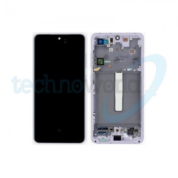 Display Ori. Samsung S21 FE G990 Violet con Frame
