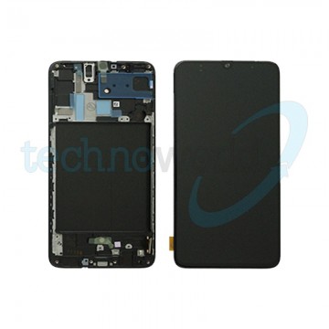 Display Samsung A70 Nero con Frame - OLED