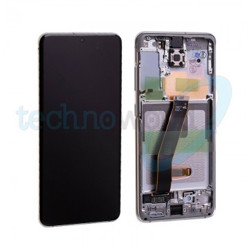 Display Ori. Samsung S20 G980 Bianco con Frame
