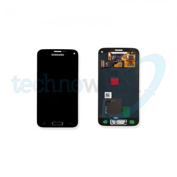 Display Ori. Samsung S5 Mini G800 Nero con Frame