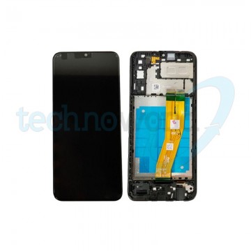 Display Ori. Samsung A04e A042 Nero con Frame