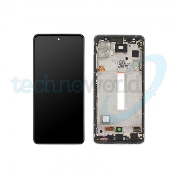 Display Ori. Samsung A52s 5G A528 Bianco con Frame