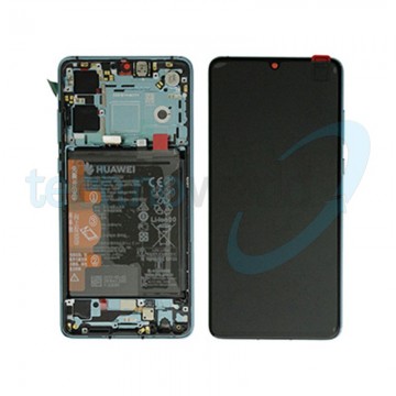 Display Ori. Huawei P30 Aurora Blu con Frame