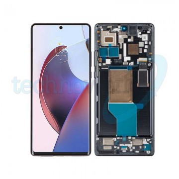 Display Ori. Moto Edge 30 Ultra Nero con Frame