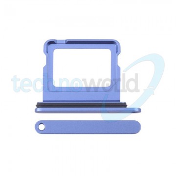 Porta Sim per iPhone 16 Plus Blu