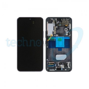 Display Ori. Samsung S22 S901 Nero con Frame