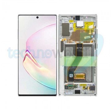 Display Ori. Samsung Note 10 Plus N975 Bianco con Frame