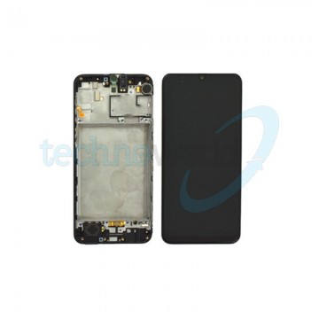 Display Ori. Samsung M21 M215 Nero con Frame