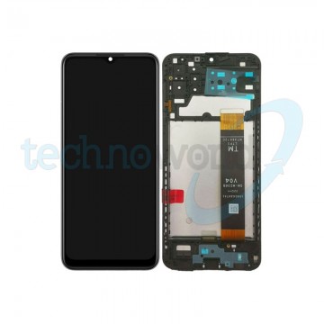 Display Ori. Samsung A13 A135 Nero con Frame