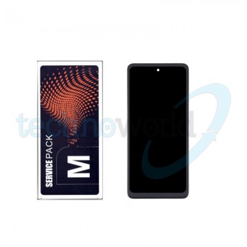 Display Moto G04 Nero Con Frame - OEM