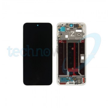 Display Ori. Oppo Reno13 5G Bianco con Frame