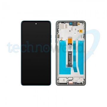 Display Ori. Moto G75 Aqua Blue con Frame