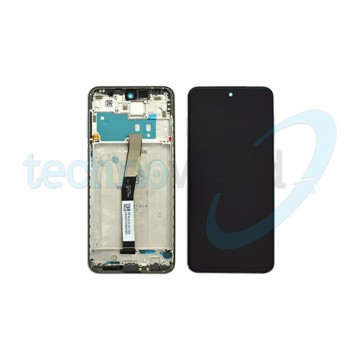 Display Ori. Xiaomi Redmi Note 9S / 9 Pro Glacier Bianco con Frame