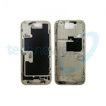 Telaio Centrale iPhone 16 Pro Bianco - (Con Flat Tasto Camera)