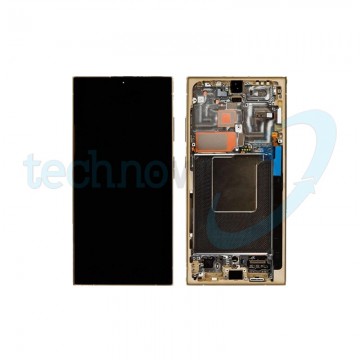 Display Ori. Samsung S24 Ultra S928 Giallo con Frame