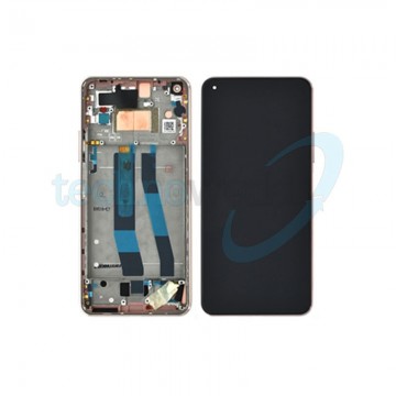 Display Ori. Xiaomi Mi 11 Lite Peach Rosa con Frame