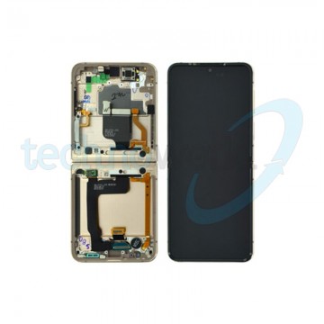 Display Ori. Samsung Z Flip 4 5G F721 Gold con Frame