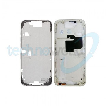 Telaio Centrale iPhone 16 Pro Max Bianco - (Con Flat Tasto Camera)