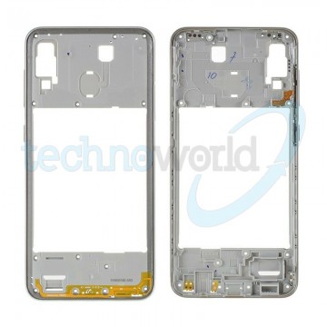 Telaio Posteriore Samsung A30 Bianco