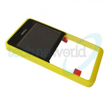 Cover Frontale Giallo Nokia 210 Asha