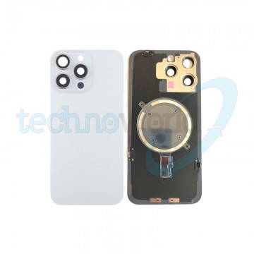 Vetrino Cover Batteria iPhone 15 Pro Max Bianco