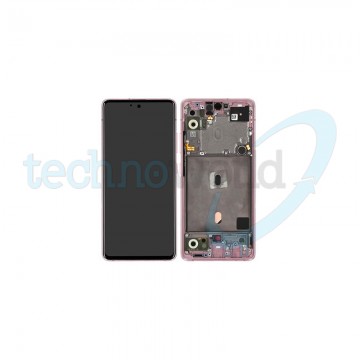Display Ori. Samsung A51 5G A516 Rosa con Frame