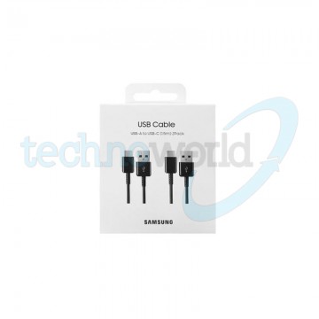 Cavo Samsung USB-A / USB-C - Nero 1,5m (Pack 2)