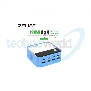 Relife RL-Q2 Ricarica Rapida PD 120w 8 Porte