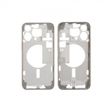 Telaio Posteriore iPhone 15 Pro Max Titanio Naturale