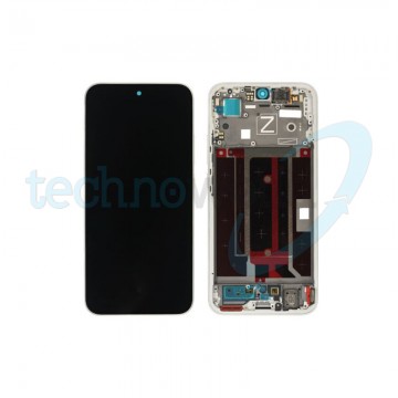 Display Ori. Oppo Reno13 5G Bianco con Frame