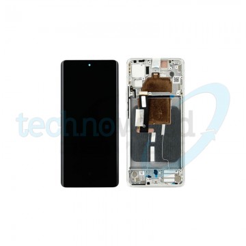 Display Ori. Moto Edge 30 Fusion Bianco con Frame