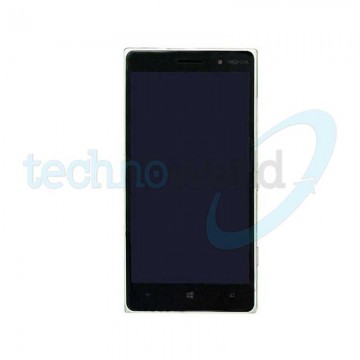 Display Silver Nokia 830 Lumia Nero con Frame