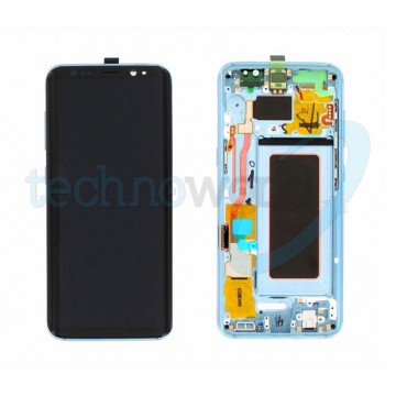 Display Ori. Samsung S8 G950 Artic Blu con Frame