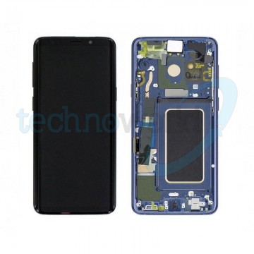 Display Ori. Samsung S9 Plus G965 Coral Blue con Frame