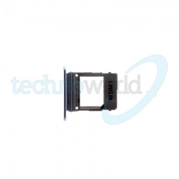 Porta Sim Card Samsung A8 2018 per vers. Nero